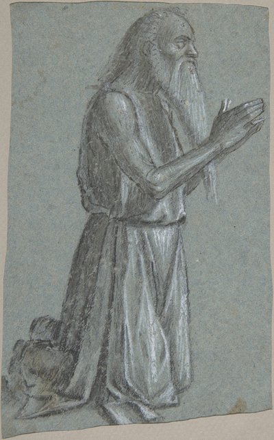 Saint Jerome recto, Soldat med ett spjut tergo, 1460-1525. av Vittore Carpaccio