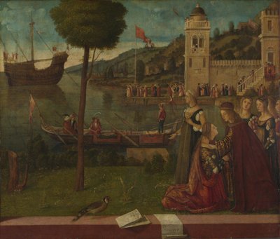 Ceyx avgång, ca. 1502-1507 av Vittore Carpaccio
