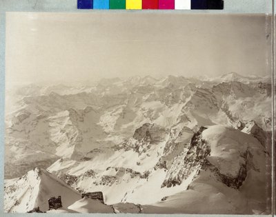 Panorama över Alperna av Vittorio Sella
