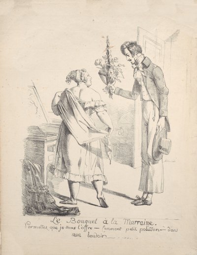 Gudmoderns bukett, ca. 1800-1825. av Vivant Denon