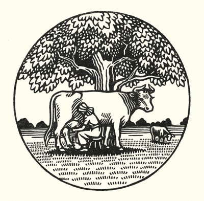 Illustration för Tess Of The D’Urbervilles av Thomas Hardy (gravyr) av Vivien Gribble