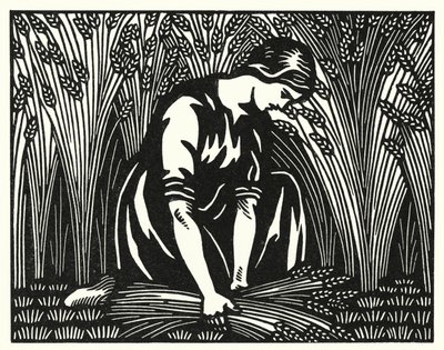 Illustration för Tess Of The D’Urbervilles av Thomas Hardy (gravyr) av Vivien Gribble
