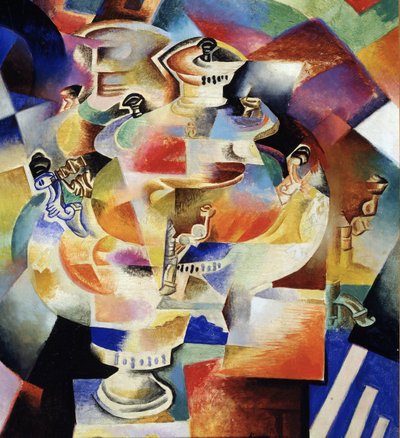 Samovar, 1919 av Daniel Vladimir Baranoff-Rossine
