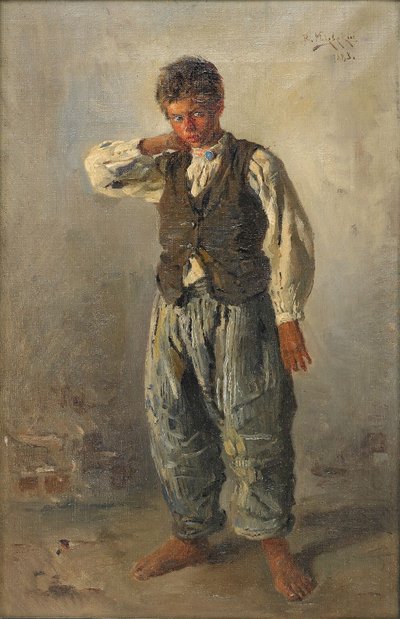 The Young Urchin, 1883 av Vladimir Egorovic Makovsky