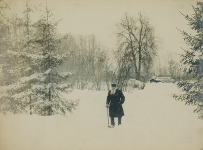 Greve Lev Nikolaevich Tolstoj går. av Vladimir Grigorievich Chertkov