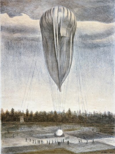 Stratosfärsballongen, 1935. av Vladimir Grigoryevich Yung