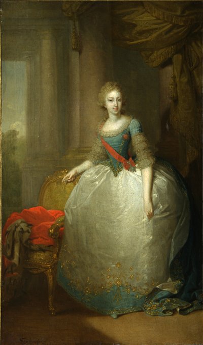 Storhertiginnan Elena Pavlovna av Ryssland 1784-1803, 1797 av Vladimir Lukich Borovikovsky