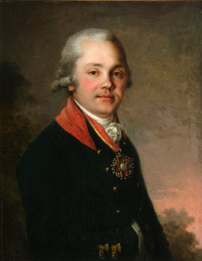 Porträtt av Alexander Dmitrievich Arseniev, 1796-1797 av Vladimir Lukich Borovikovsky