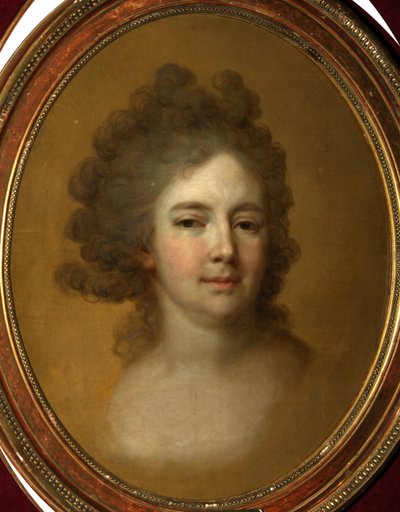 Porträtt av kejsarinnan Maria Feodorovna Sophie Dorothea av Württemberg 1759-1828, 1796 av Vladimir Lukich Borovikovsky