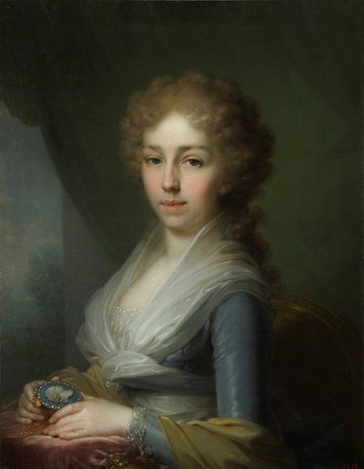 Porträtt av storhertiginnan Elizabeth Alexeievna 1779-1826, 1795 av Vladimir Lukich Borovikovsky