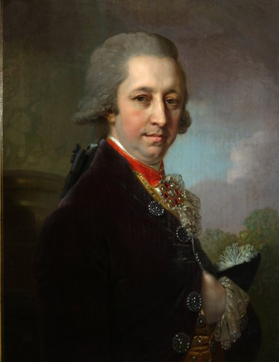 Porträtt av Ivan Mikhailovich Yakovlev, 1800 av Vladimir Lukich Borovikovsky