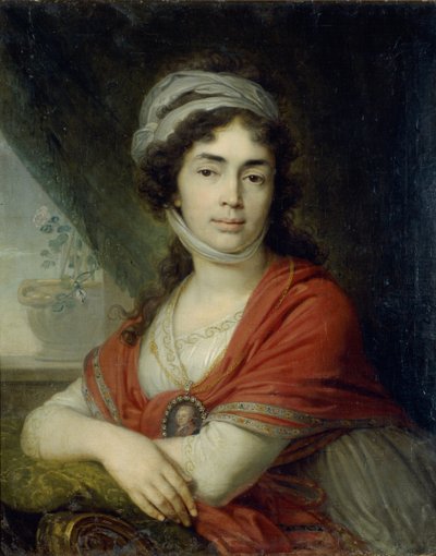Porträtt av Maria Marfa Dmitrievna Dunina, född Norova, 1799 av Vladimir Lukich Borovikovsky