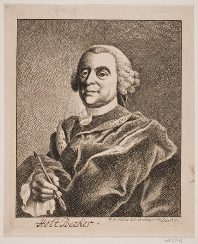 Johan Christopher Holtzbecher av W.A. Müller