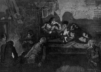 "Opiumrökning i East End of London", 1874. av WB Murrey