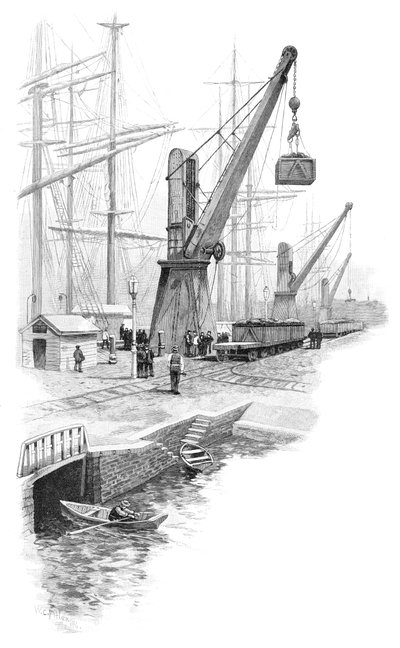 Laddar kol i Newcastle, New South Wales, Australien, 1886. av WC Fitler