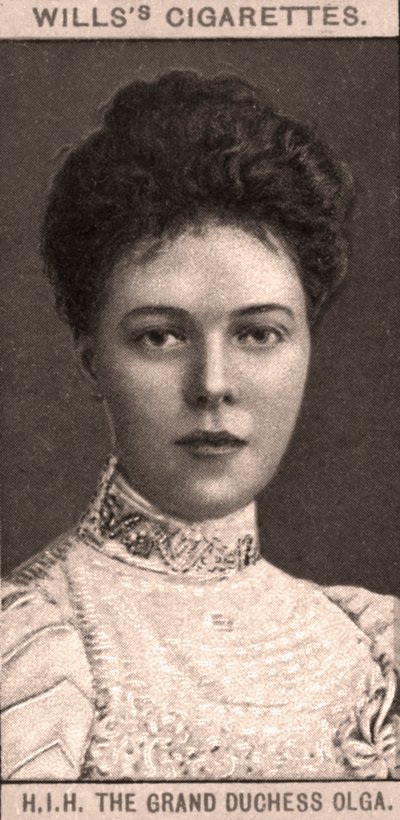 H.I.H Storhertiginnan Olga, 1908. av WD and HO Wills
