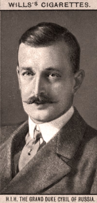 H.I.H Storhertig Cyril av Ryssland, 1908. av WD and HO Wills
