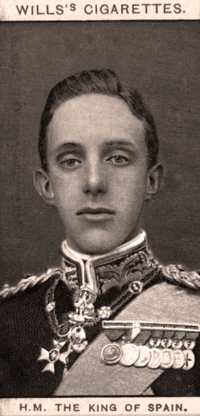 H.M. kungen av Spanien, 1908. av WD and HO Wills