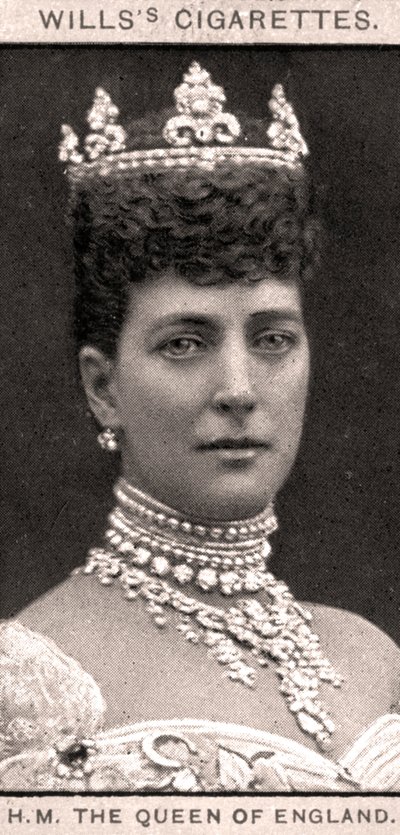 H.M. Englands drottning, 1908. av WD and HO Wills