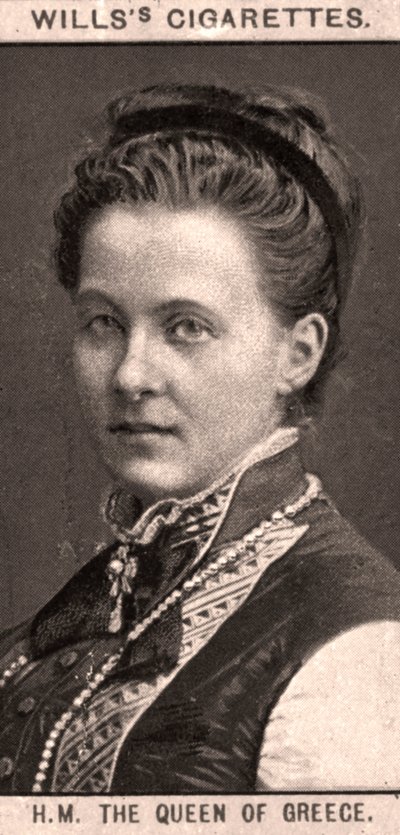 H.M. Drottningen av Grekland, 1908. av WD and HO Wills