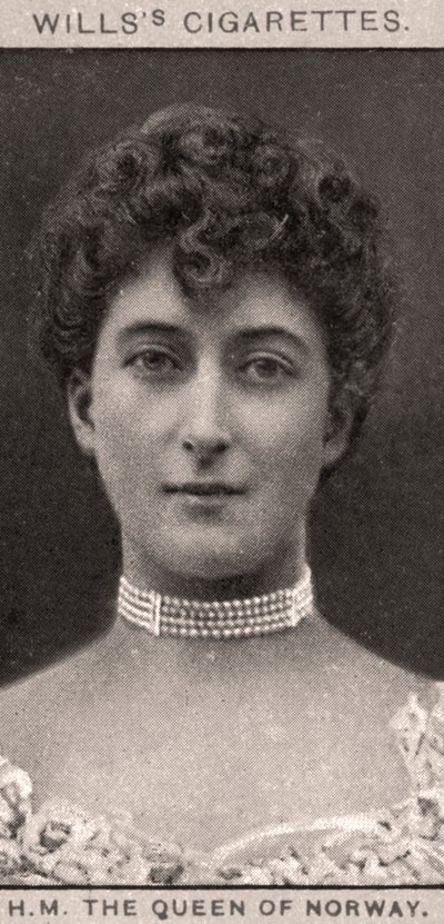 H.M. Norges drottning, 1908. av WD and HO Wills