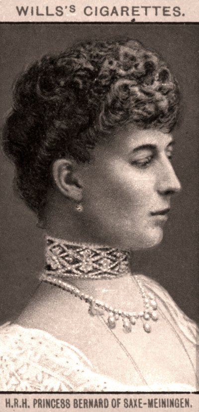 H.R.H Prinsessan Bernard av Saxe-Meiningen, 1908. av WD and HO Wills