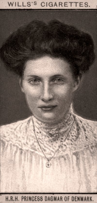 H.R.H. Prinsessan Dagmar av Danmark, 1908. av WD and HO Wills