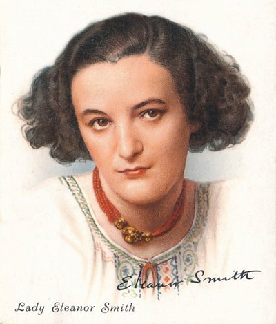 Lady Eleanor Smith, 1937. Artister: Okänd, WD & HO Wills. av WD and HO Wills