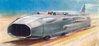 Thunderbolt Captain G. E. T. Eyston, 1938. Artister: Okänd, WD & HO Wills. av WD and HO Wills