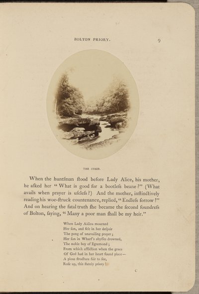 Bolton Priory; The Strid av W.R. Sedgfield