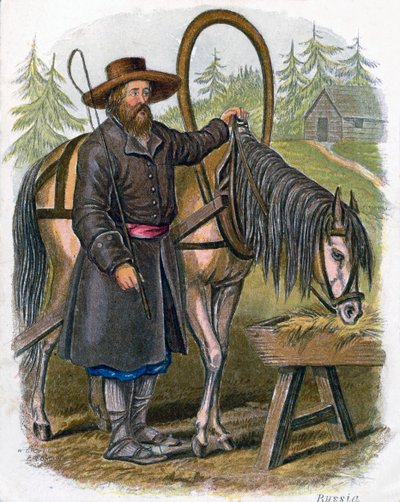 "Rysk bonde", 1809. av W Dickes