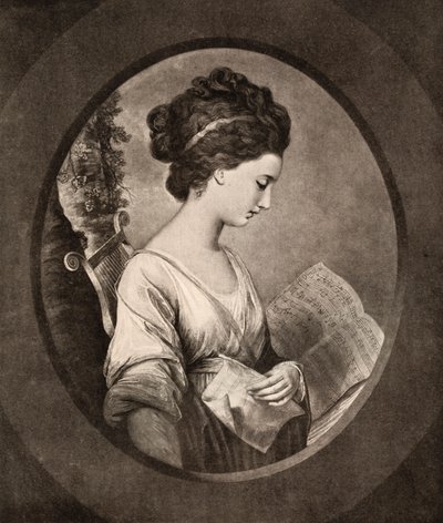 Miss Stephenson, sent 1700-tal, 1912 av W. Dickinson