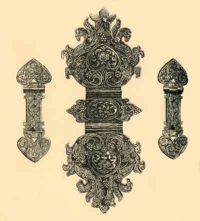 Boklås i silver, 1881. av W. E. Mackaness