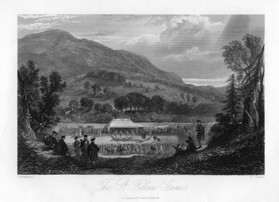 St Fillan Games, Skottland, 1800-talet. av W. Forrest