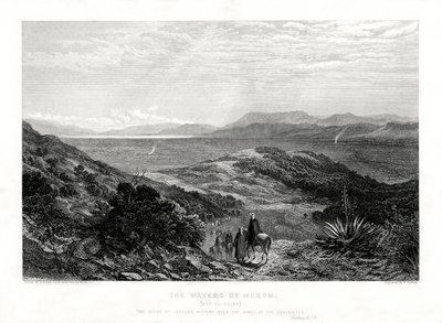 Meroms vatten, Palestina, 1887 av W. Forrest