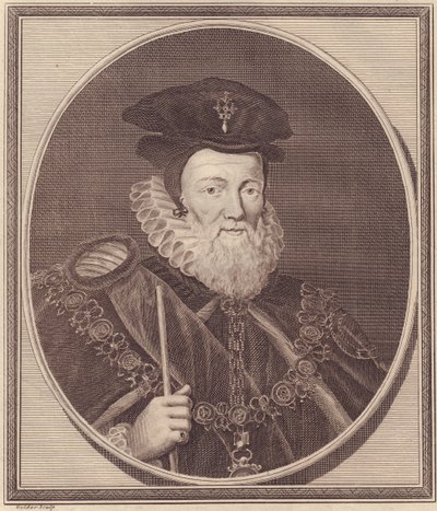 Porträtt av William Cecil av John Ward Dunsmore