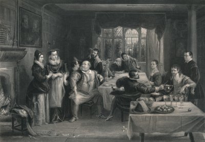 Falstaff och hans vänner The Merry Wives of Windsor, c1870 av W. Greatbatch