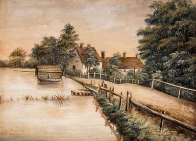 Longmoor Pool, Sutton Park, 1800-talet. av W. Green