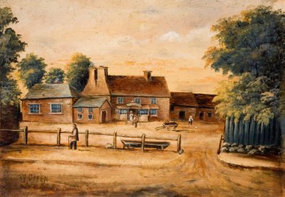 Waggon and Horses Inn, Handsworth, 1800-talet. av W. Green