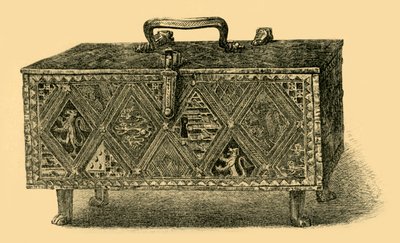 The Valence Casket, c1305-1312, 1881. av W. Harbutt