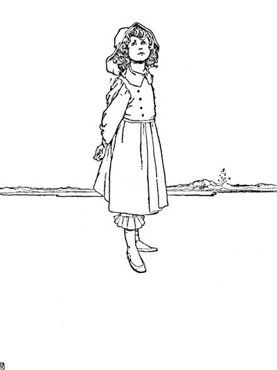 Och Karen var väldigt snyggt klädd, c1930 av William Heath Robinson