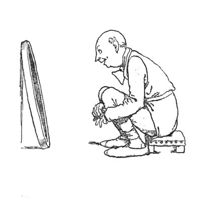 Han skrattade av förtjusning, c1930 av William Heath Robinson