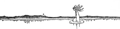 Inte en båt var att se, c1930 av William Heath Robinson