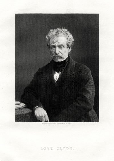 Colin Campbell, 1st Baron Clyde, skotsk soldat, 1800-talet av W. Holl