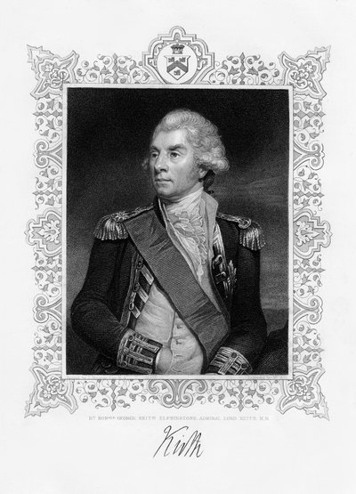 George Keith Elphinstone, 1:e Viscount Keith, brittisk amiral, 1800-talet. av W. Holl