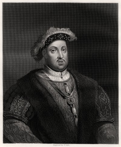 Henrik VIII, kung av England och Irland, 1800-talet av W. Holl