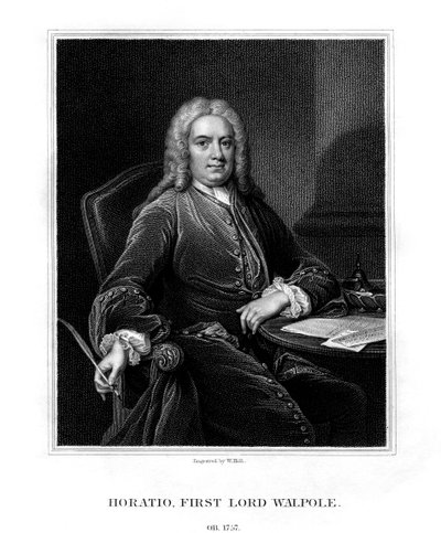 Horatio Walpole, 1:e baron Walpole av Wolterton, engelsk diplomat och politiker, 1831. av W. Holl