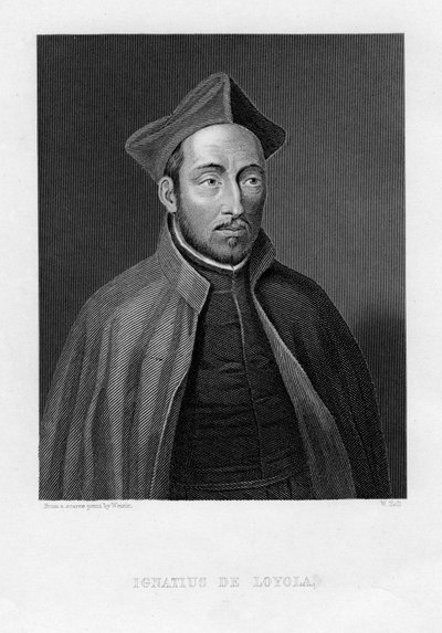 Ignatius av Loyola, överordnad general för Jesu sällskap av W. Holl