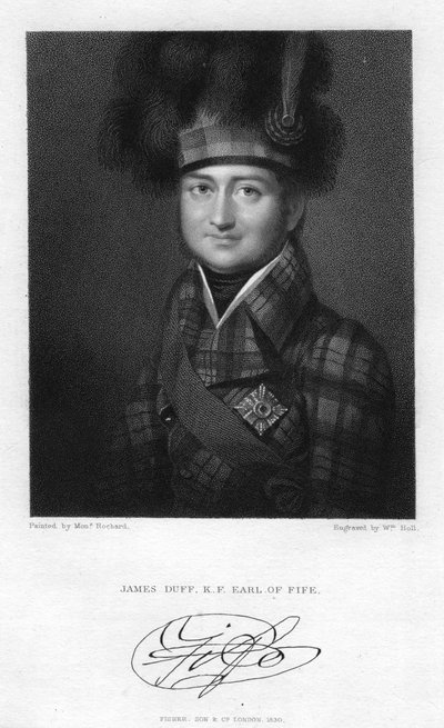 James Duff 1729-1809, 2nd Earl of Fife, 1830. av W. Holl