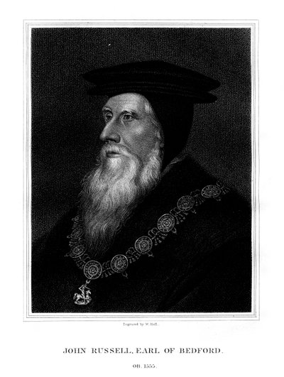 John Russell, 1:e jarl av Bedford, engelsk kunglig minister, 1825. av W. Holl